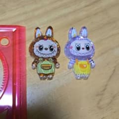 ラブブ キャラクター デコレーションパーツ 2個セットのサムネイル