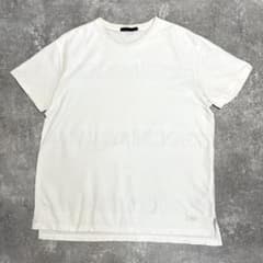美品 タトラス リップル加工 ボーダーTシャツ 立体感 ネームタグ 