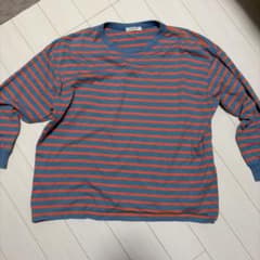 FREAK'S STORE 長袖カットソー 青オレンジストライプのサムネイル