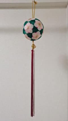 伝統工芸 さげもん飾り 手鞠 柳川まり 縁起物 ハンドメイド インテリア
