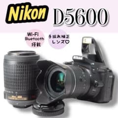 ✨Bluetooth搭載機✨Nikon D5600 ダブルレンズセット WiFi Amazon | Nikon デジタル一眼レフカメラ D5600 ダブルズームキット