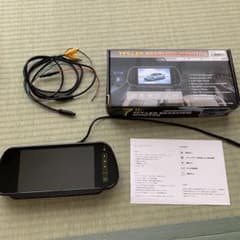 車載7インチルームミラー型液晶モニター12Vのサムネイル