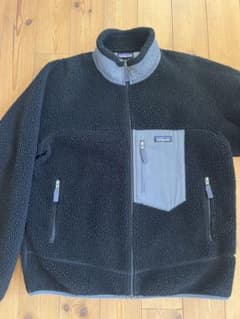 希少 Patagonia レトロxフリースジャケット L 黒/グレー パタゴニアのサムネイル