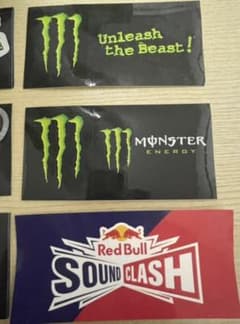モンスター、レッドブル ステッカーのサムネイル