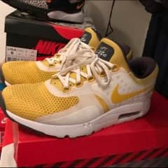 値下げ！ NIKE air max zero エアマックスゼロ イエローのサムネイル