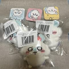 ちいかわ 褒めろッ モモンガだらけくじE賞マスコット3点セット - メルカリ
