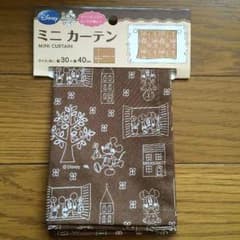 新品未使用  ミッキー♡ミニー柄  ミニカーテンのサムネイル