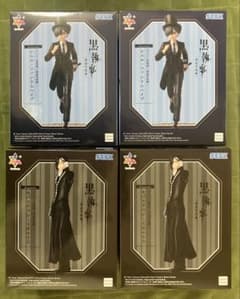 黒執事 寄宿学校編 シエル セバスチャン プライズ フィギュア 4個
