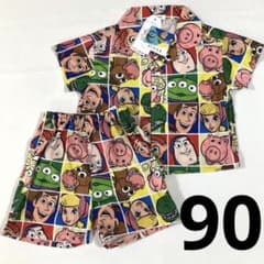 신품 픽사 토이 스토리 반소매 셋업 알로하 셔츠 바지 90