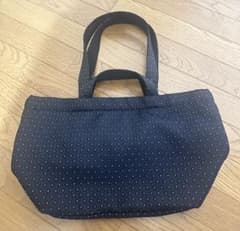 HYEON flower jacquard bag navyのサムネイル