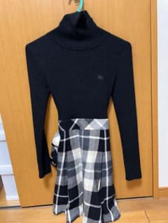 BURBERRY BLUE LABEL ニットワンピース チェックのサムネイル