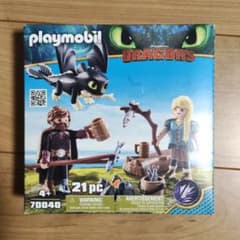【新品】プレイモービル ヒックとドラゴン ヒックとアスティとベビードラゴン 新品】プレイモービル ヒックとドラゴン ヒックとアスティとベビー