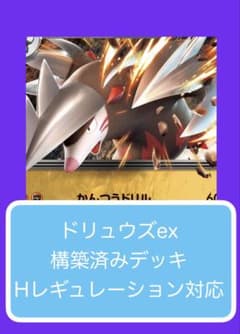 Dyr①②⑥ ドリュウズex構築済みデッキ - メルカリ
