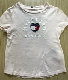 TOMMY HILFIGER ハートロゴ Tシャツ ピンク 104のサムネイル