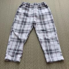 チェック柄 パンツ 90cm ウエストゴムのサムネイル