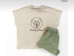 BREEZE ミッキーマウス Tシャツ 110 上下セットのサムネイル