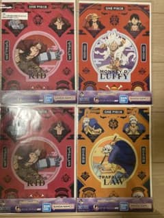 ONE PIECE 이치 반 쿠지 스티커 4 장