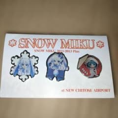 하츠네 미쿠 스노우 미쿠 핀 배지 SNOW MIKU 2011-2013 3 개 세트
