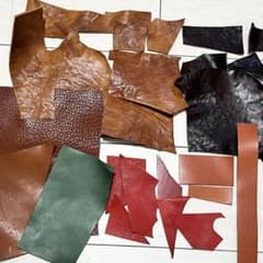 【大量】ラスト！レザー 端切れ はぎれ ハギレ 栃木レザー ポニーダコタのサムネイル