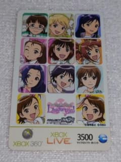 【希少】アイドルマスター マイクロソフトポイントカード コード使用済のサムネイル