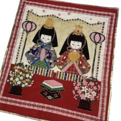 昭和レトロ 雛人形 タペストリー ひな祭り 壁掛け 和柄 インテリア