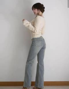 andmary Heart stitch denim Mのサムネイル