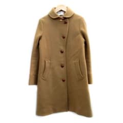 ◆IENA◆ベージュくるみボタンウールコートのサムネイル