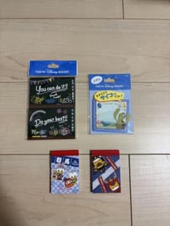 ディズニー メモ帳 ふせん 4点セットのサムネイル