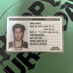 SEVENTEEN WONWOO BURSTDAY CARD トレカのサムネイル