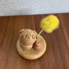 運がつく！？開運わんこの一輪挿し♡のサムネイル