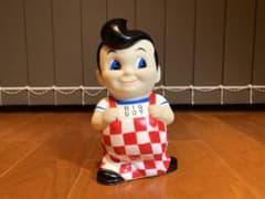 ビッグボーイ貯金箱 - 底蓋無し中古品のサムネイル
