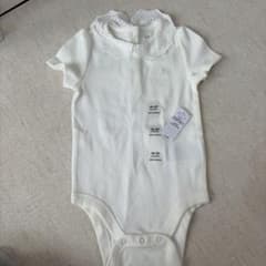 白の短袖ロンパース 90cm 18-24ヶ月 BABYGAPのサムネイル
