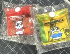 サンリオ ガチャ はぴだんぶい メガネクリーナー ポチャッコ あひるのペックルのサムネイル