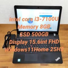 ThinkPad E570 Core i3 SSD 500GB メモリ8GB - メルカリ