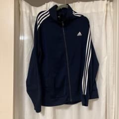 adidas アディダス トラックジャケット ジャージ ネイビー 2XLのサムネイル