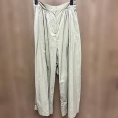 IENAベージュ ワイドパンツ イージーパンツ