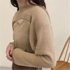 lawgy knit set beigeのサムネイル