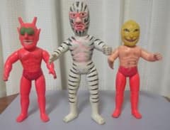 当時物タイガーマスク 悪役レスラー3体セット 当時物タイガーマスク 悪役レスラー3体セット - メルカリ