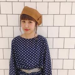 麦わら　ベレー帽のサムネイル
