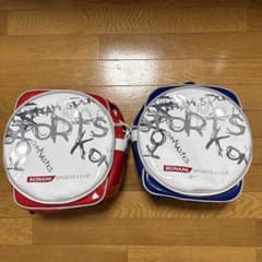 KONAMI スポーツクラブ　カバン　赤 青 セットのサムネイル