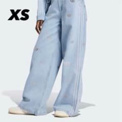 レア】adidas デニム ラインストーン XS - メルカリ