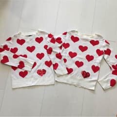 2点 セット クリスマス 130 サンタ ZARA H&M GAP 双子のサムネイル