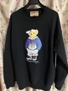 【Interbreed】ポロベア サンプリング スウェット トレーナー 黒のサムネイル