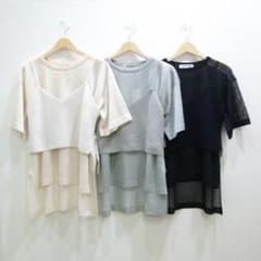 COCODEAR シアーニット ビスチェセットのサムネイル
