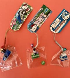 【Kitty様ご専用】キティ　新幹線　江ノ電　駅伝　箱根駅伝ストラップ　根付のサムネイル