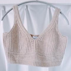 Mame Kurogouchi UNIQLOリブニットブラ マメクロゴウチ M