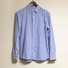 もつもつざか様専用☆ブルーのドット柄シャツのサムネイル