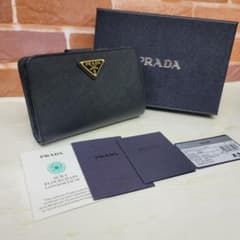 新品未使用PRADA☆鑑定済☆サフィアーノ 1ML225 黒 プラダ財布 - メルカリ