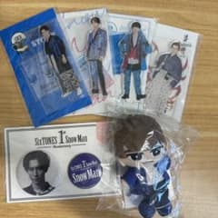 SnowMan 渡辺翔太 アクスタ すのチルぬいぐるみ 缶バッジ セット