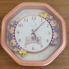 ハローキティ 八角形掛時計 音楽付き レトロ - メルカリ